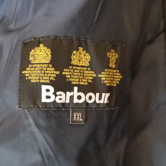 Barbour Men's Quilted Jacket - Navy - Picture 2 of 4